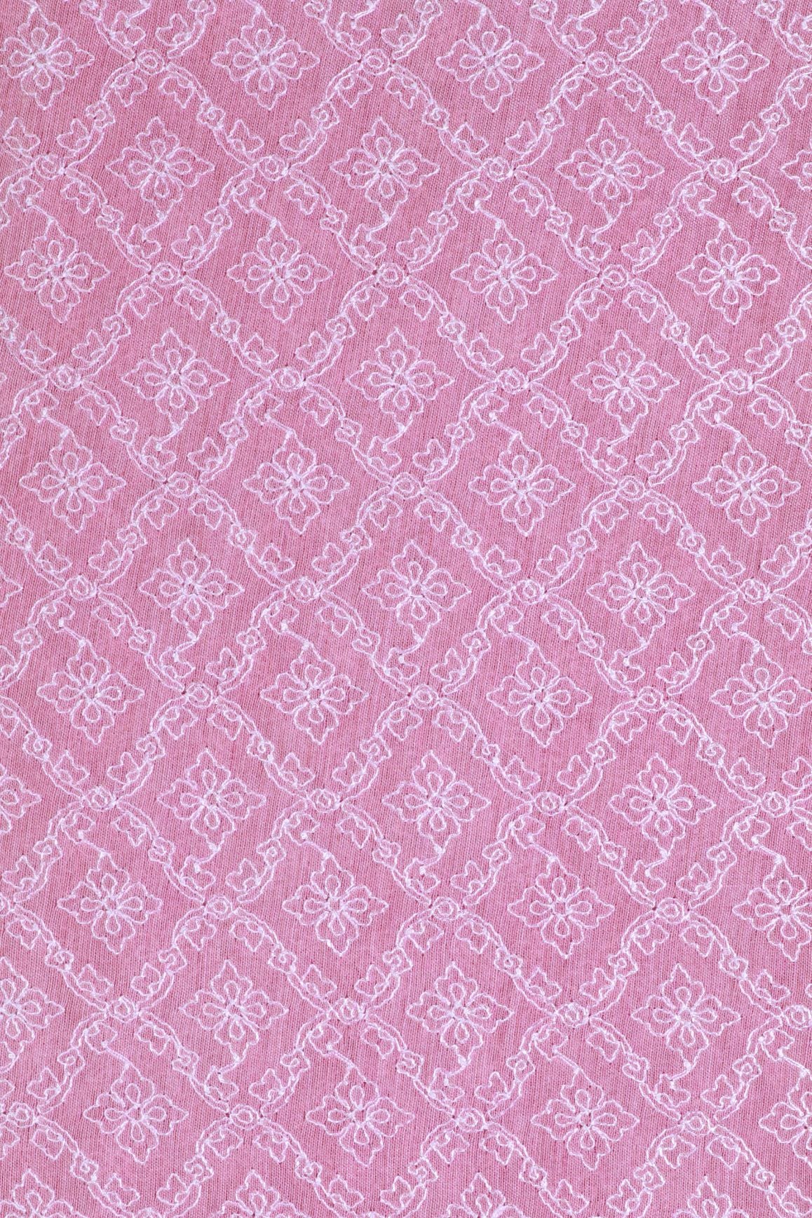 Pink Munga Silk Fabric