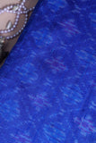 Blue Patola Silk Fabric
