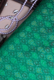 Green Patola Silk Fabric