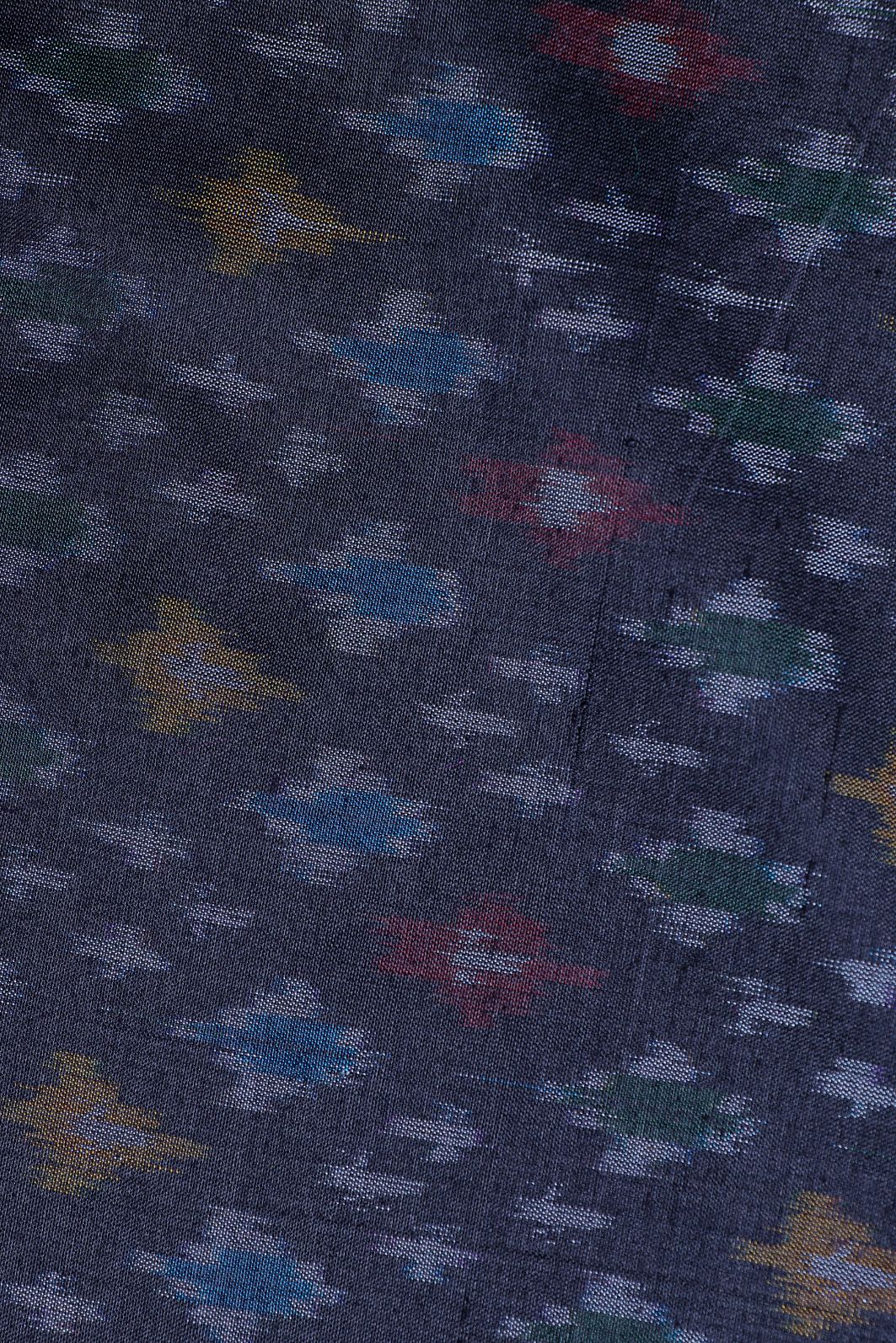 Black Patola Silk Fabric
