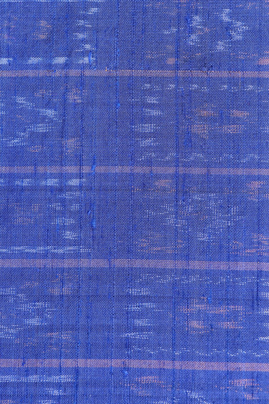 Blue Patola Silk Fabric