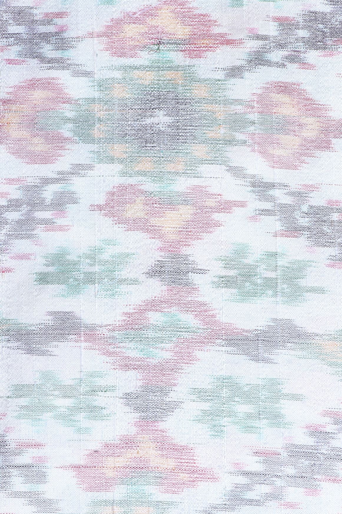Cream Patola Silk Fabric