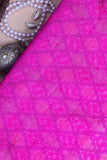 Pink Patola Silk Fabric