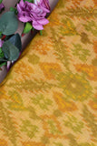 Mustard Patola Silk Fabric