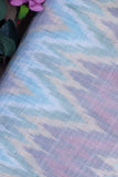 Grey Patola Silk Fabric