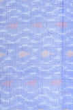 Grey Patola Silk Fabric