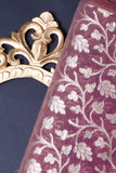 Purple Chanderi Fabric