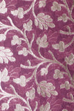 Purple Chanderi Fabric