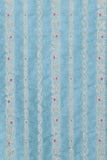 Blue Chiniya Silk Fabric