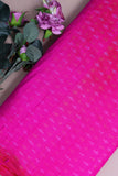 Pink Patola Silk Fabric
