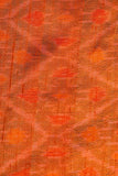 Orange Patola Silk Fabric