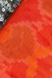 Orange Patola Silk Fabric