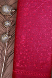Maroon Munga Silk Fabric