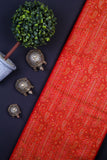 Red Brocade Fabric