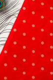 Red Katan Silk Fabric