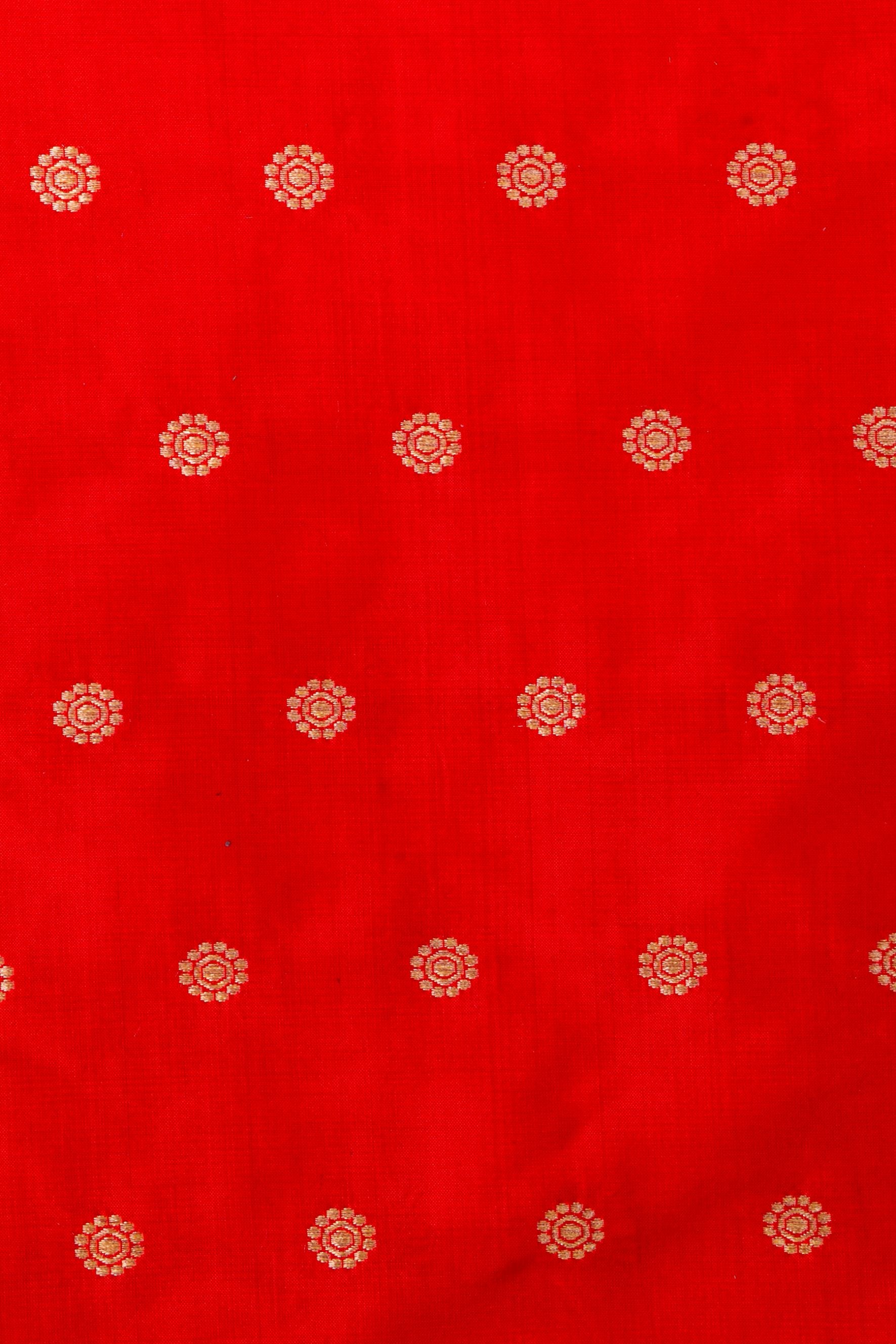 Red Katan Silk Fabric