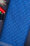 Navy Munga Silk Fabric
