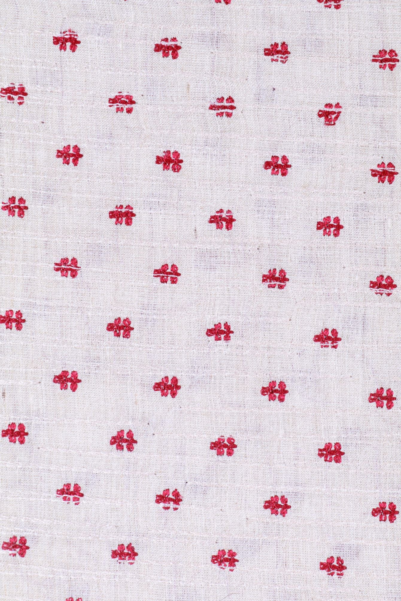 Off White Munga Silk Fabric
