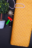 Mustard Munga Silk Fabric