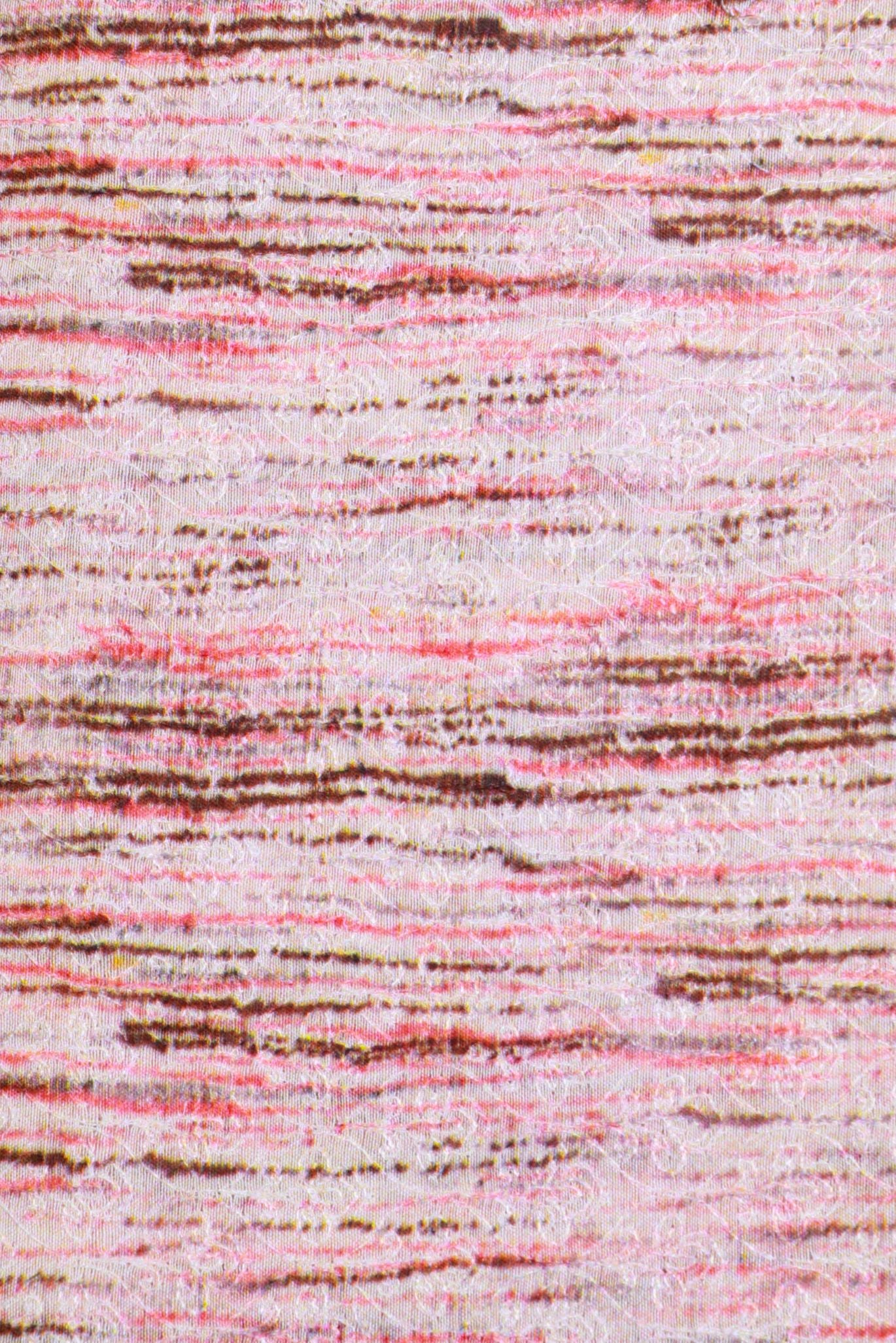 Cream Munga Silk Fabric