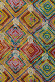 Yellow Kora Silk Fabric