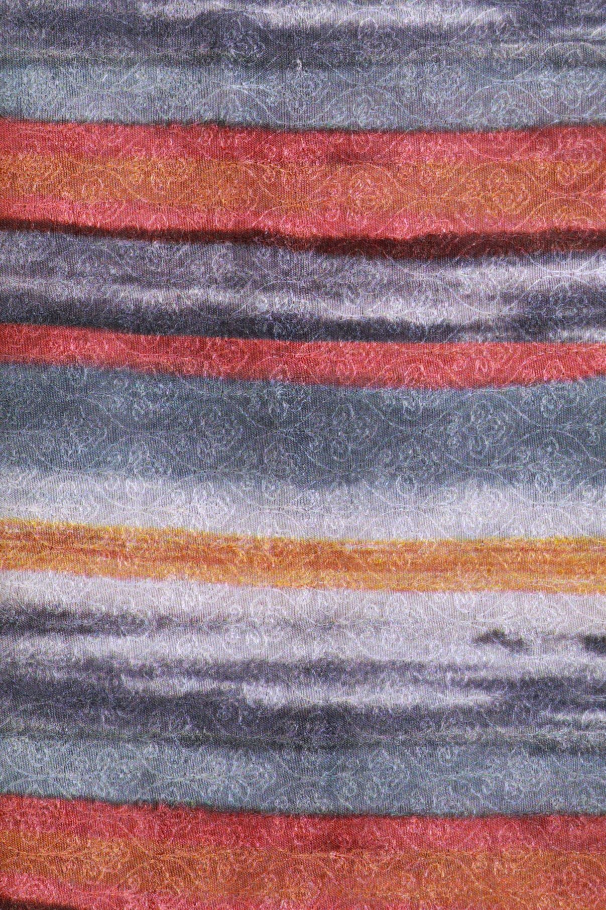 Grey Munga Silk Fabric