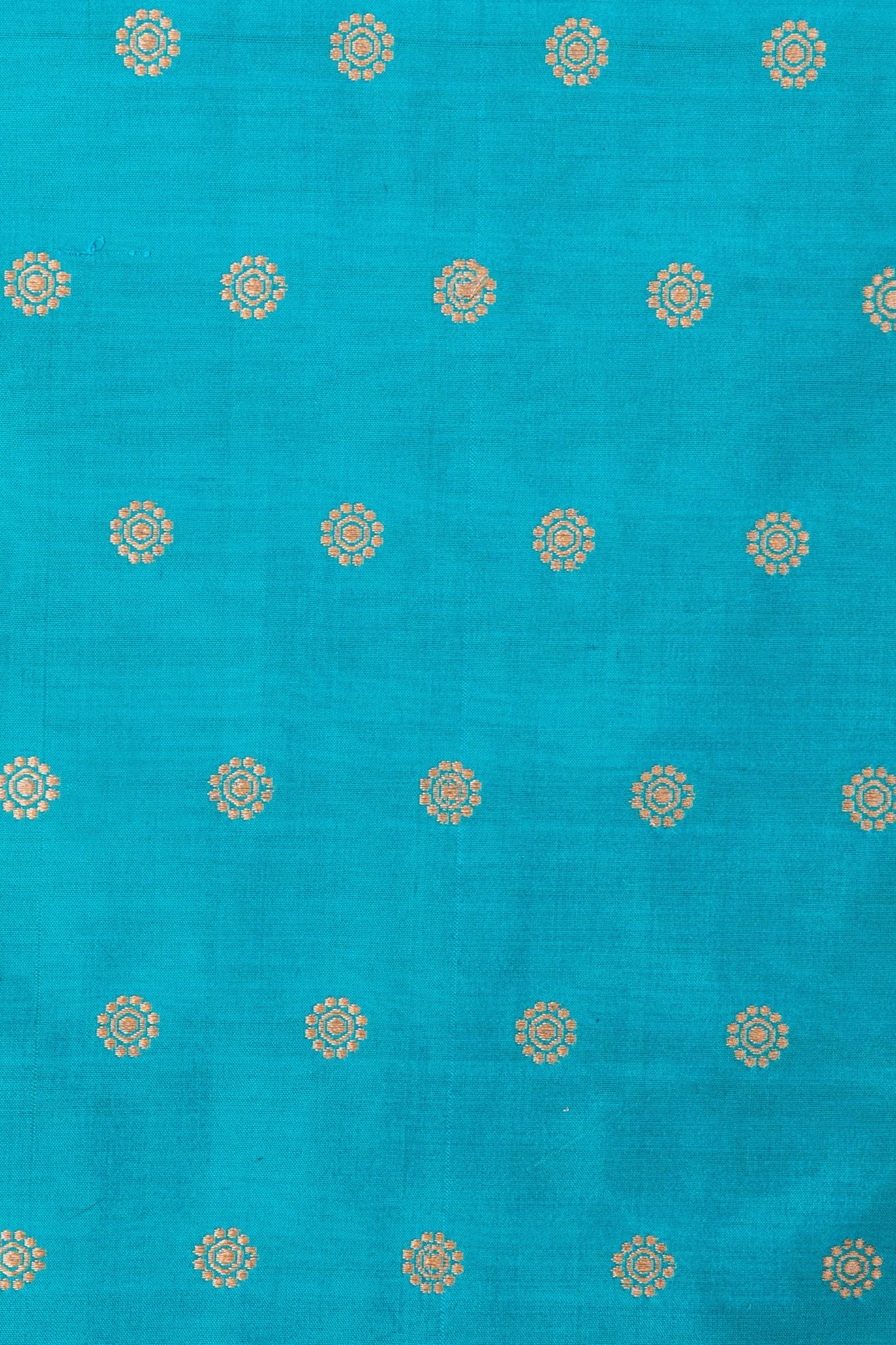Teal Katan Silk Fabric