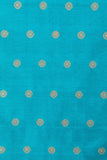 Teal Katan Silk Fabric