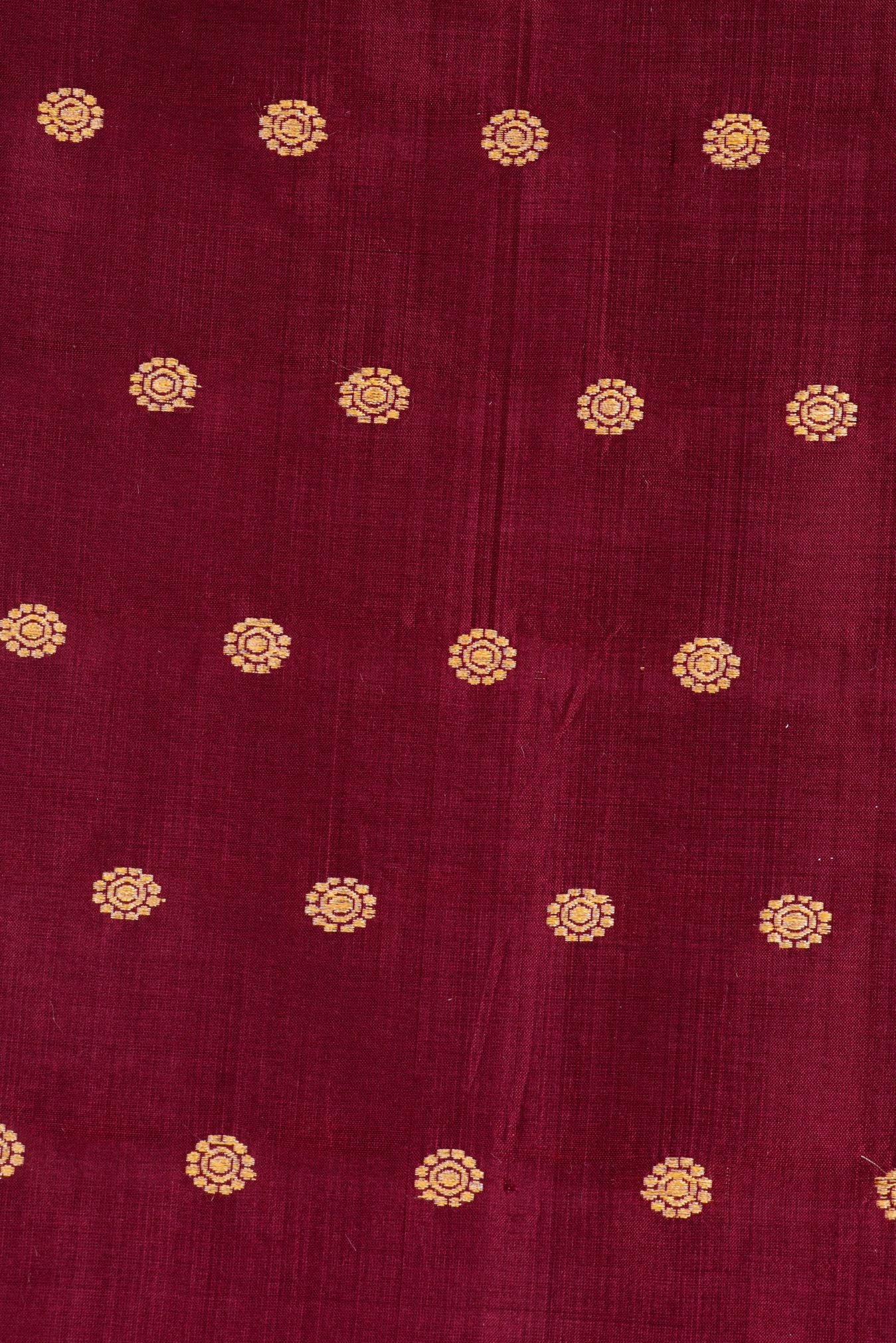 Wine Katan Silk Fabric