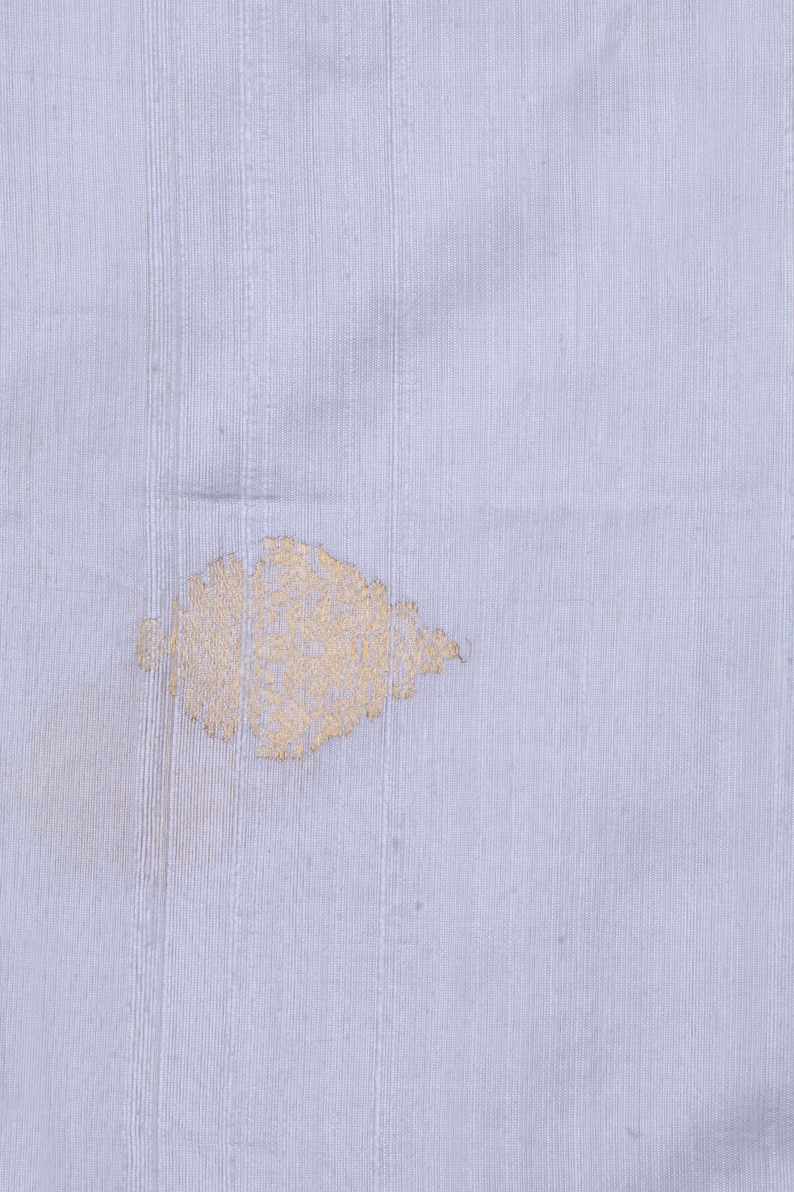 White Dupion Silk Fabric