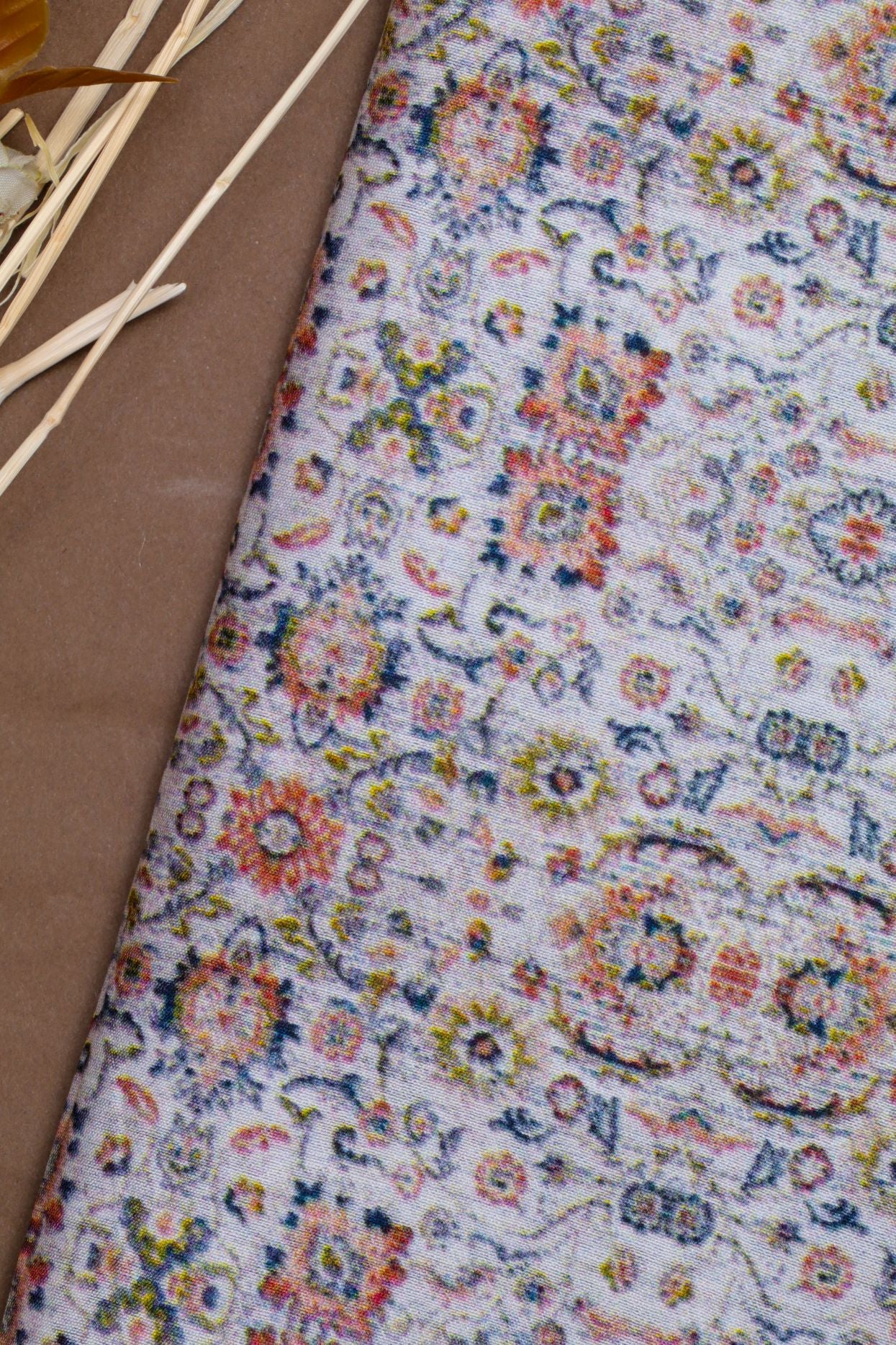 Grey Katan Silk Fabric
