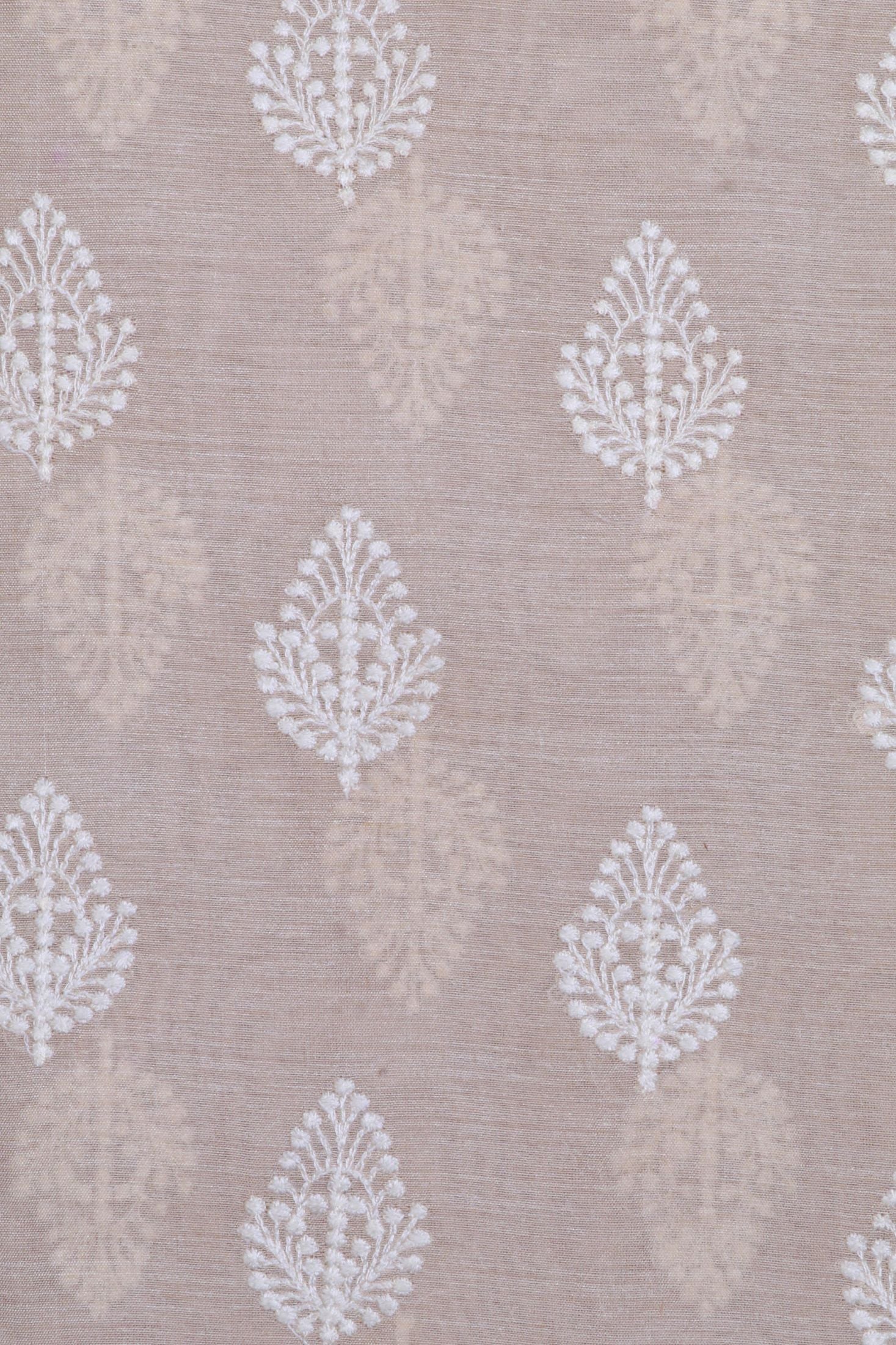 Brown Munga Silk Fabric