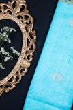 Turquoise Dupion Silk Fabric