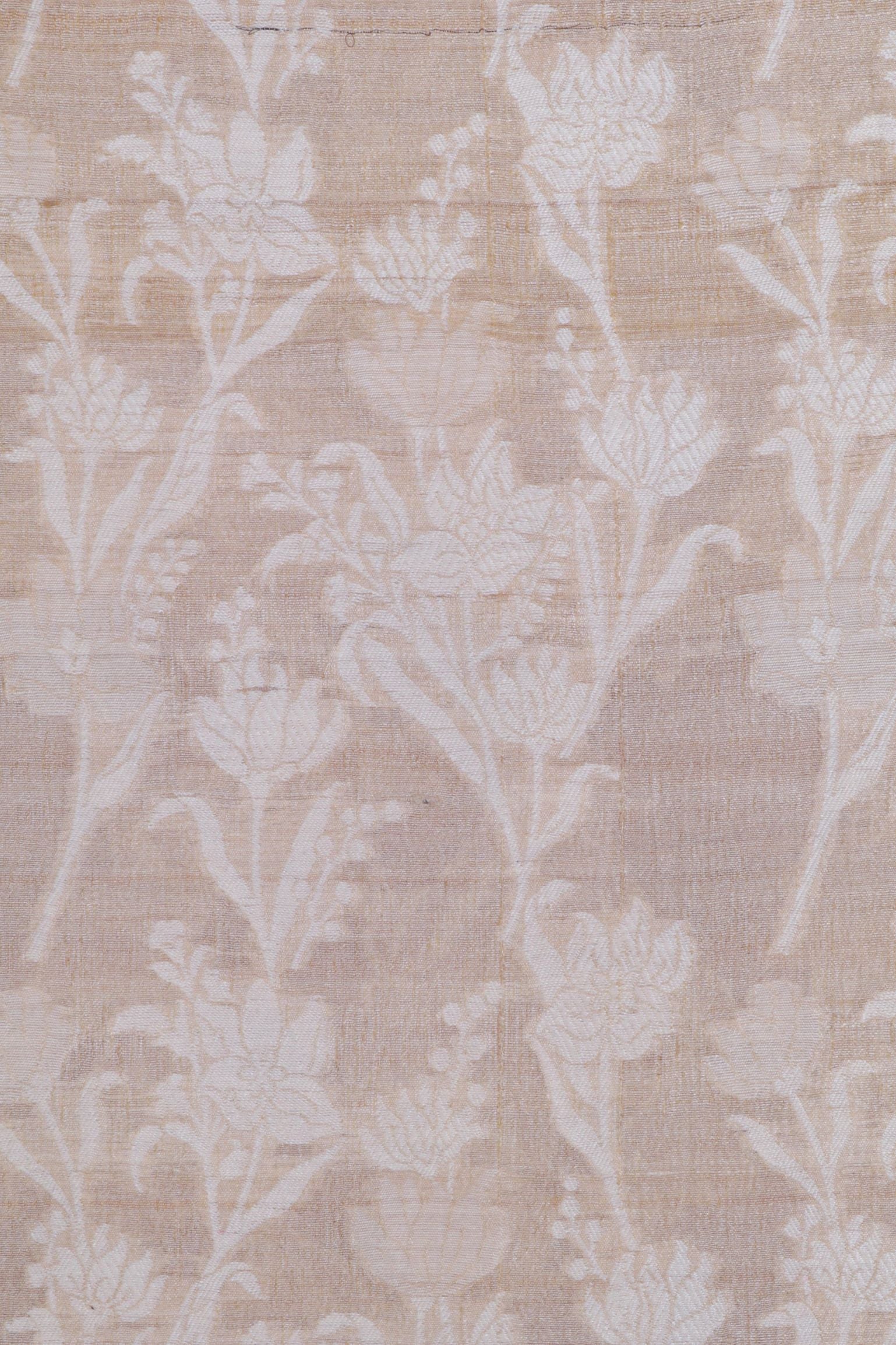Brown Munga Silk Fabric