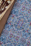 Blue Katan Silk Fabric