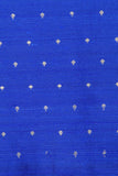 Blue Dupion Silk Fabric