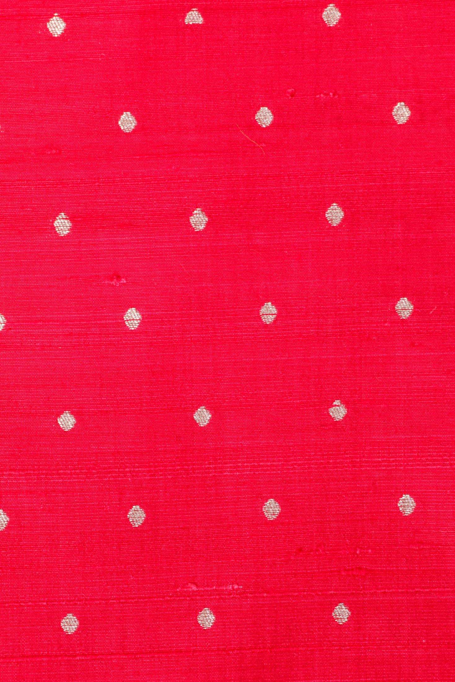 Red Dupion Silk Fabric