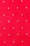 Red Dupion Silk Fabric