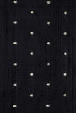 Black Dupion Silk Fabric