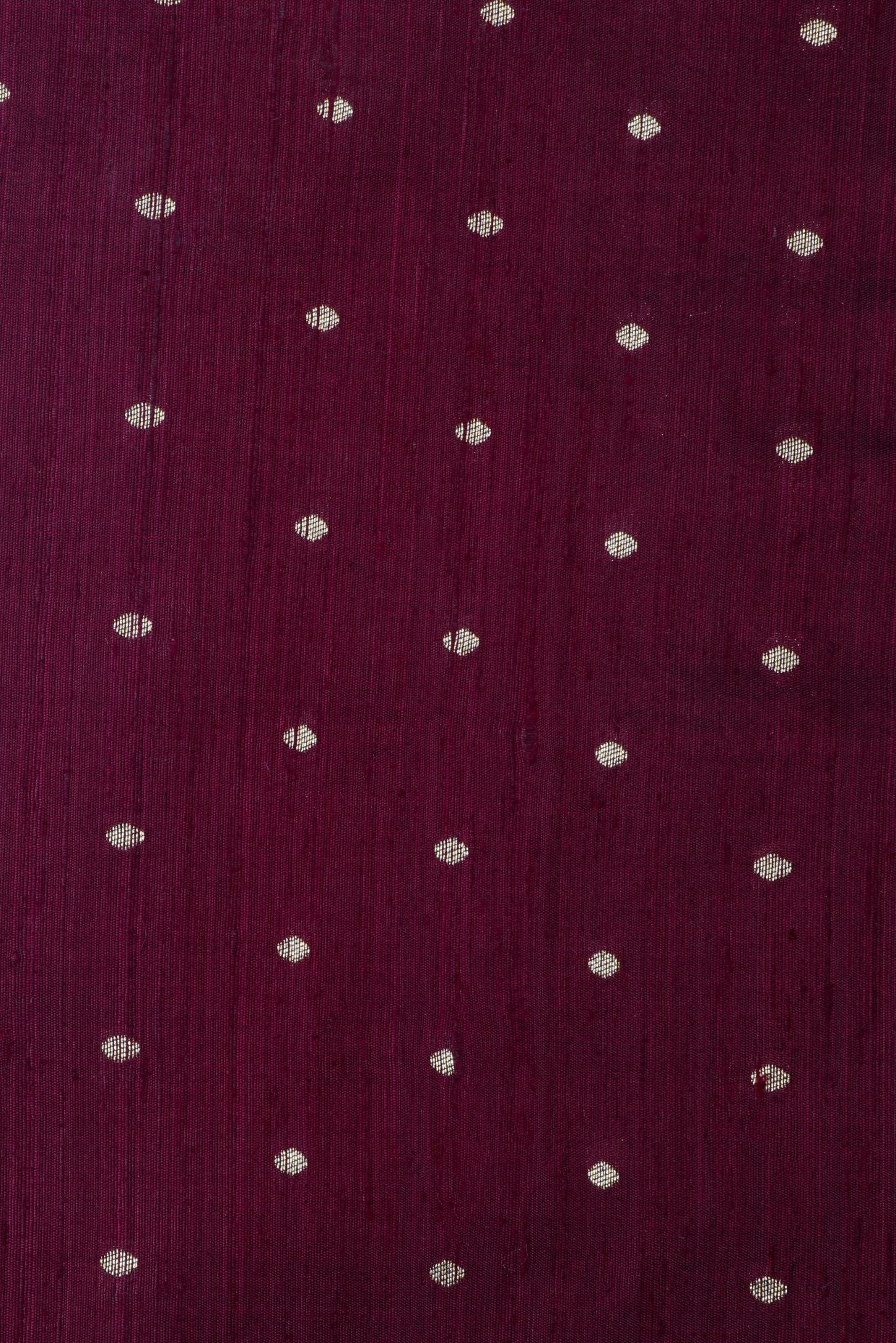 Maroon Dupion Silk Fabric