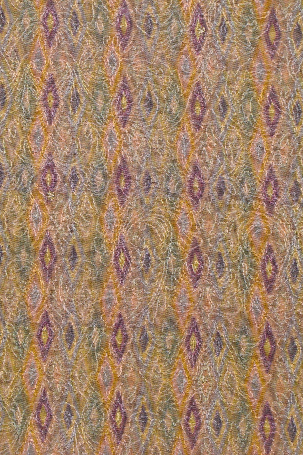 Yellow Munga silk  Fabric