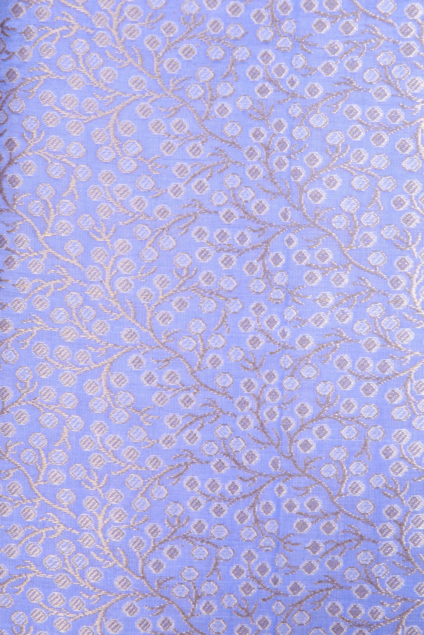 Purple Brocade Fabric
