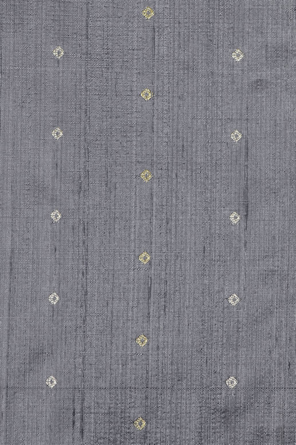Grey Dupion Silk Fabric