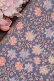 Grey Munga silk  Fabric