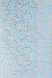 Blue Brocade Fabric