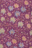 Purple Munga silk  Fabric