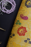 Yellow Brocade Fabric
