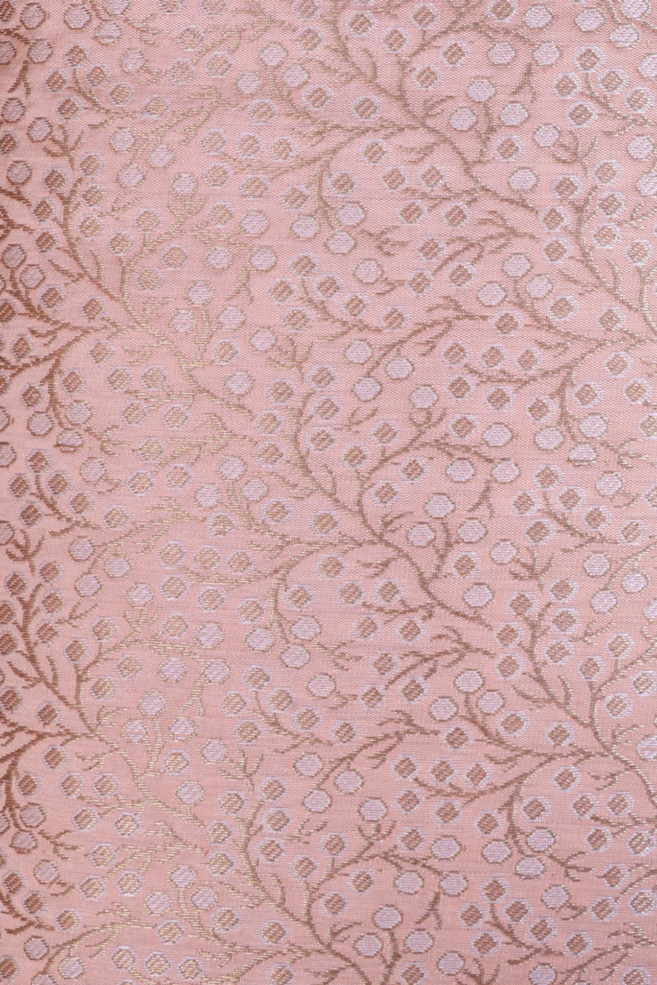 Pink Brocade Fabric