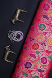 Pink Brocade Fabric