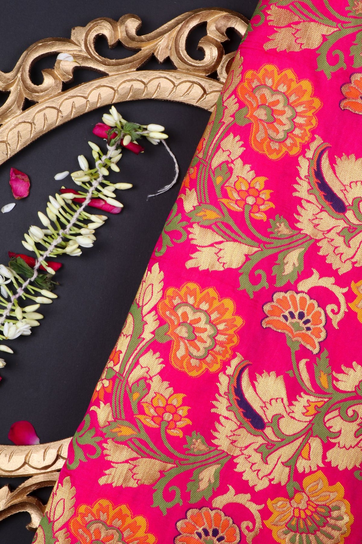Pink Broacde Fabric